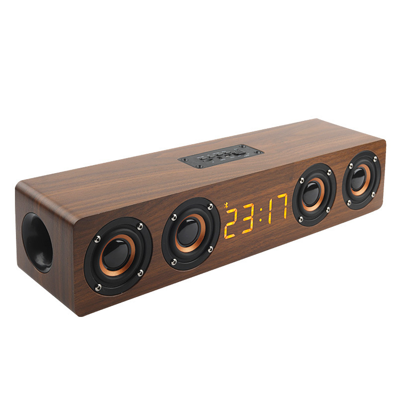 Soundbar Bluetooth Home - Деревянная Bluetooth-колонка W8C 12W с 4