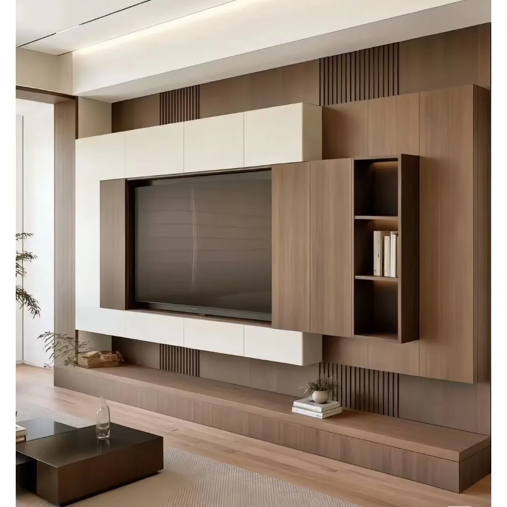 Home Cinema Furniture - Современная деревянная тумба под телевизор с