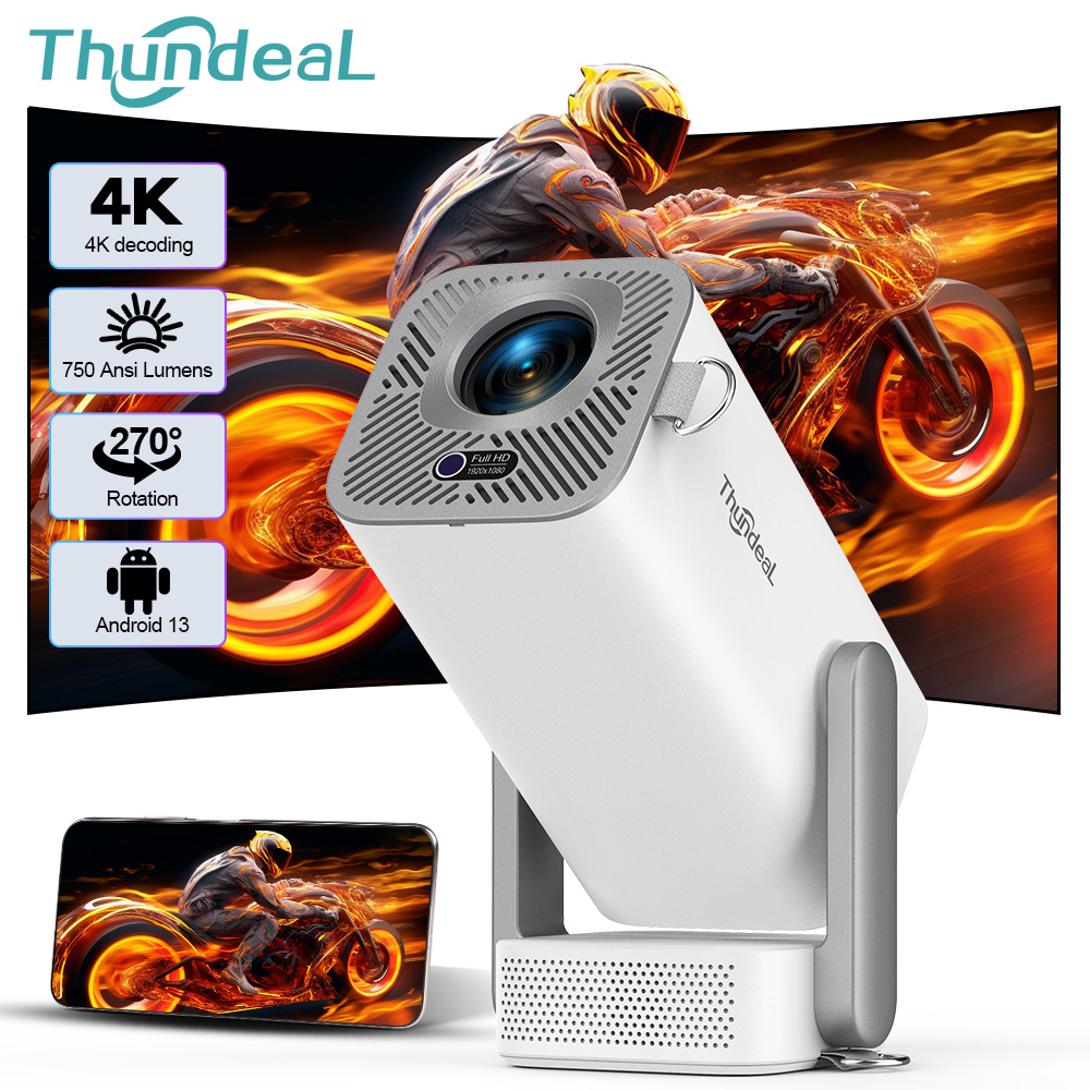 Video Home Cinema - ThundeaL 4K Android Full HD проектор