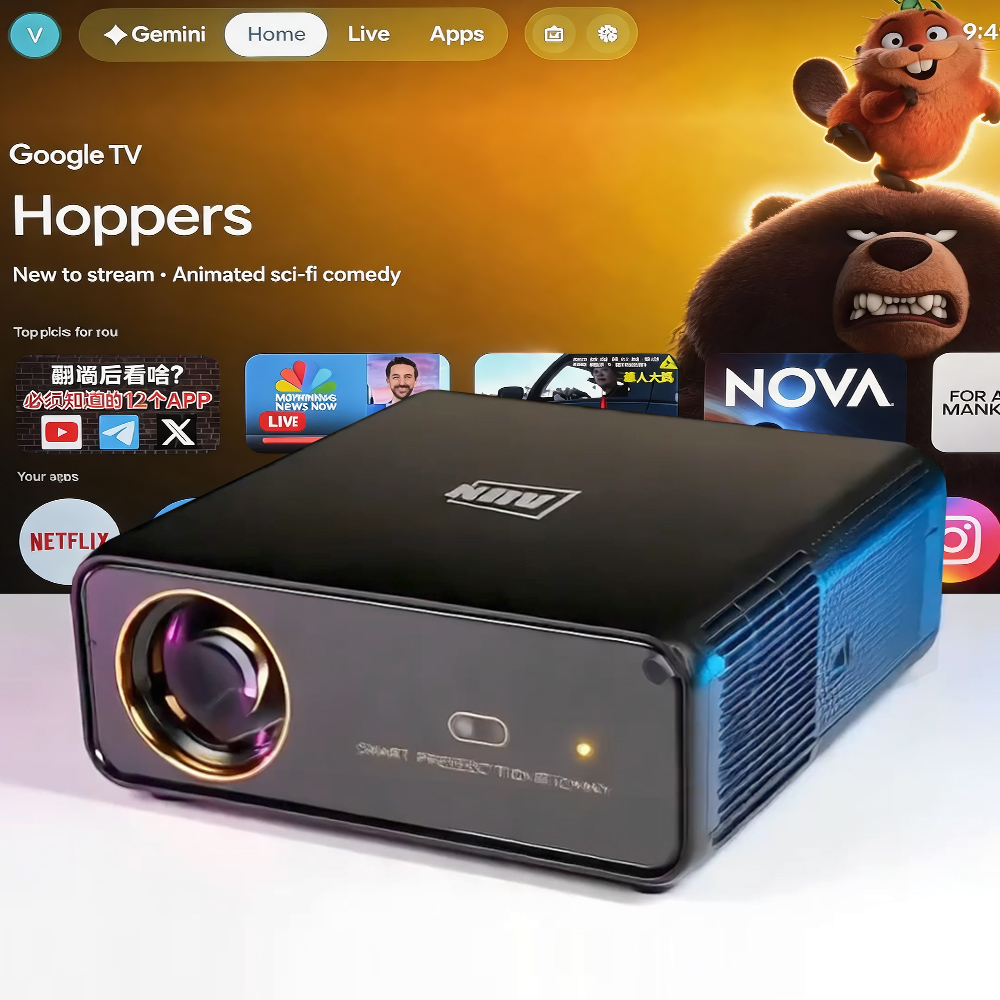 Home Cinema Setup - Проектор AUN U001 Pro Android 4K