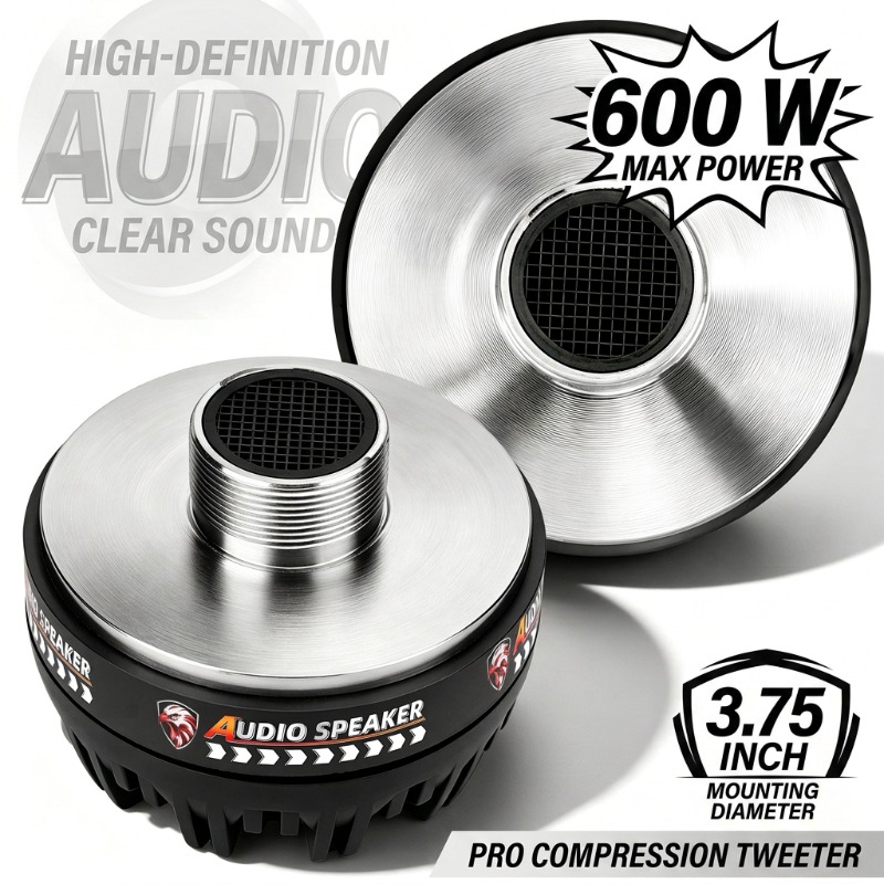 Audio Home Cinema - 2 шт. 3,75-дюймовые титановые твитеры 600