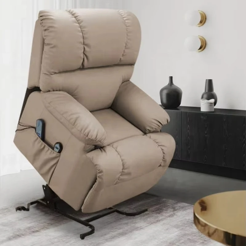 Home Cinema Furniture - Современное электрическое массажное кресло-реклайнер с металлическим