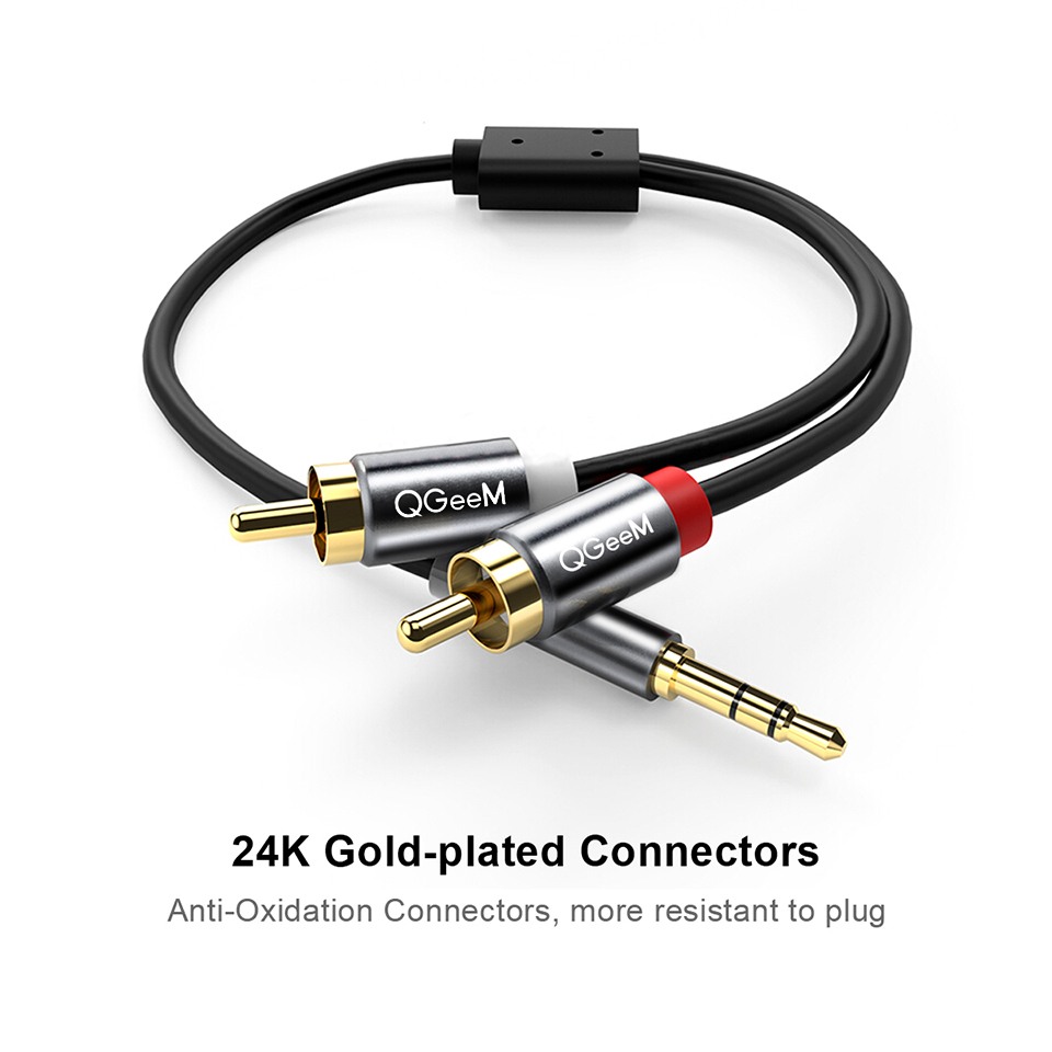 Кабель QGeeM RCA 2RCA на 3,5,  – обзор и цена Home Cinema Solution