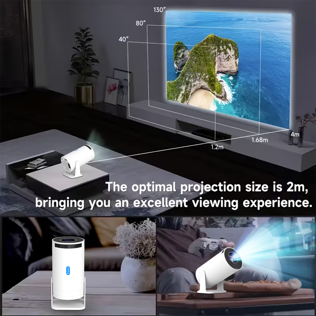 Проектор MAOHUTER X300 с прово – обзор и цена Video Home Cinema