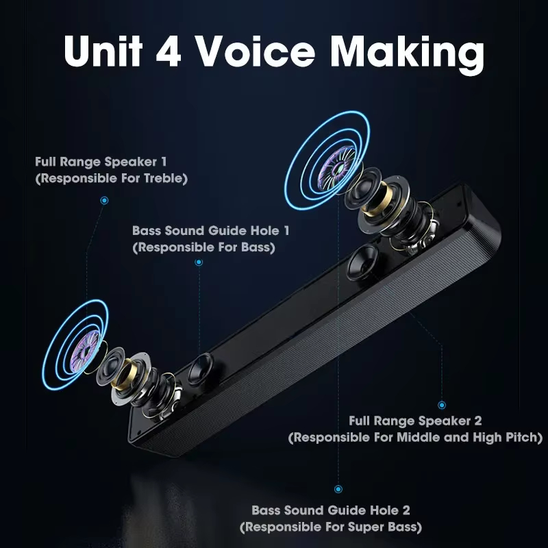 Саундбар Bluetooth 5.0 с объем – обзор и цена Soundbar Bluetooth Home