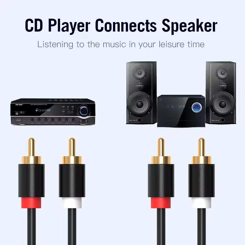 HIFI Стерео RCA Кабель 2RCA к  – обзор и цена Home Cinema Solution