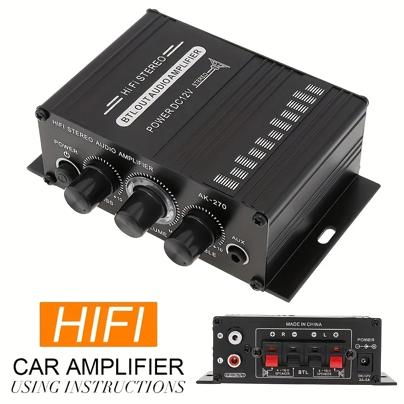 Мини-усилитель мощности AK-270 – обзор и цена Audio Home Cinema