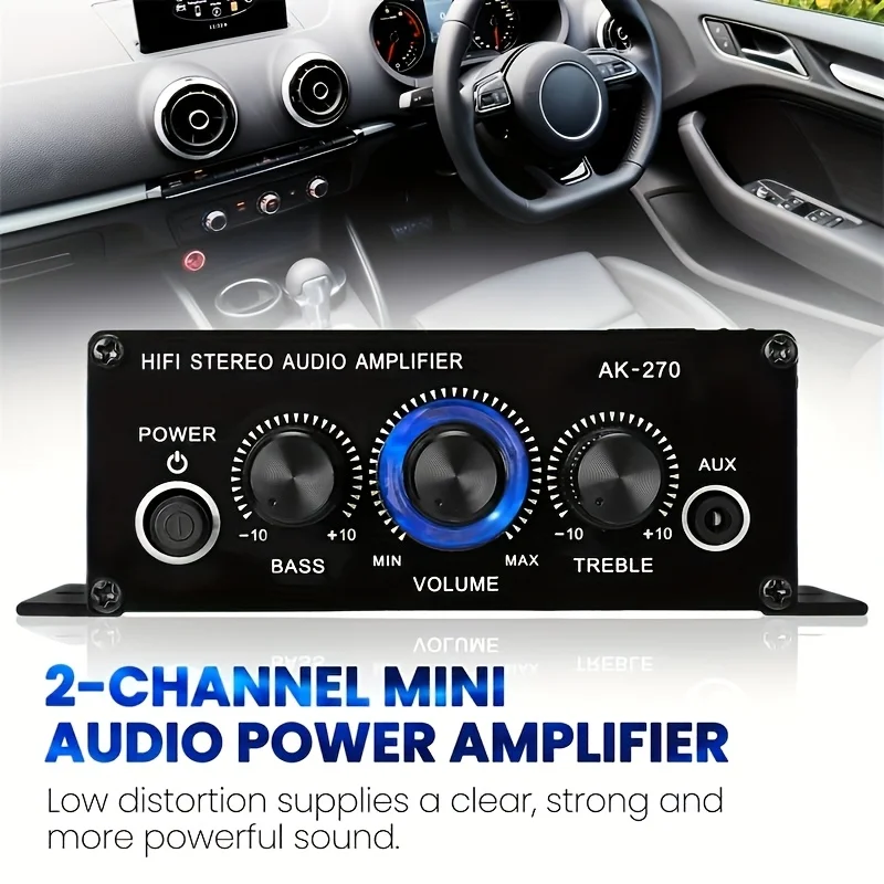 Мини-усилитель мощности AK-270 – обзор и цена Audio Home Cinema