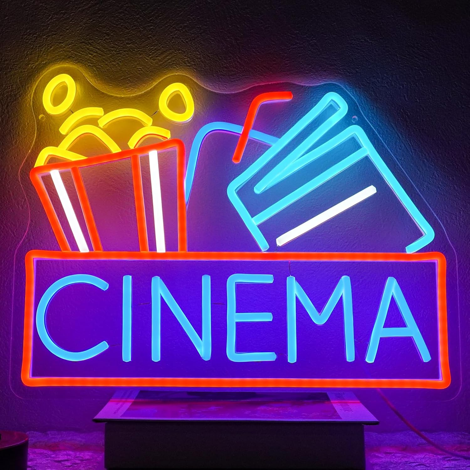 Кино Неоновая вывеска с питани – обзор и цена Home Cinema Setup