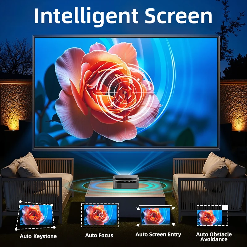 CAIWEI A10Q Проектор 4K Full H – обзор и цена Video Home Cinema